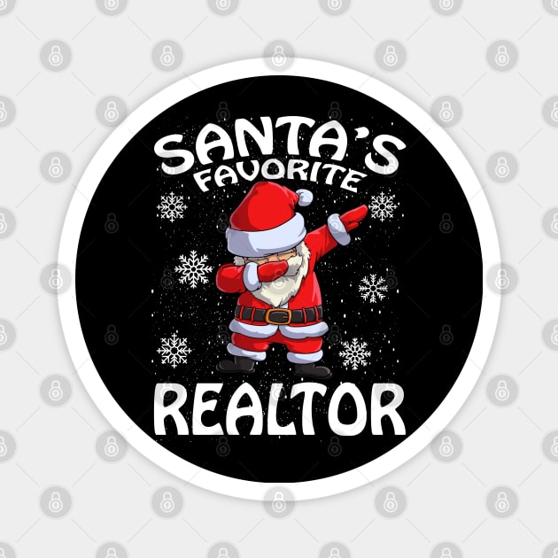 Santas Favorite Realtor Christmas Magnet by intelus